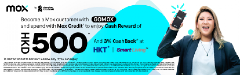 Mox Credit GoMox + 3% CashBack