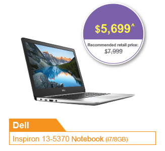 Inspiron 13-5370 Notebook (i7/8GB)